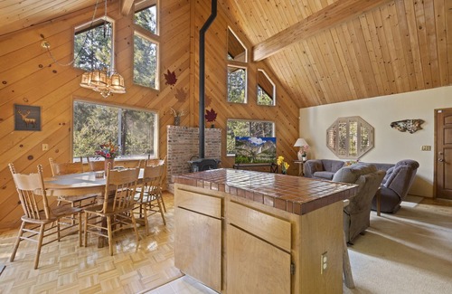 Arnold Ski Chalet | A-Frame Knotty Pine Chalet - Dogs Ok! Game Room with Pool Table, Basketball