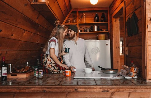 Flagstaff Cabin | A-Frame Mountain View Cabin with loft on 1.5 acres in Coconino National Forest