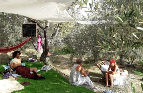 Lanjaron Cabin | A majestic Almond Yurt located in the Sierra Nevada mountains.