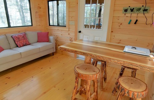 Brevard Cabin | A mile of riverfront and a mountaintop view in the Land of Waterfalls