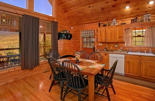 Pittman Center Cabin | A Postcard View of the Mountains from this screened in porch cabin!