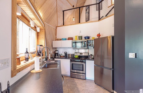 Nekoosa House | A unique lakefront getaway on Lake Camelot near Sand Valley Resort