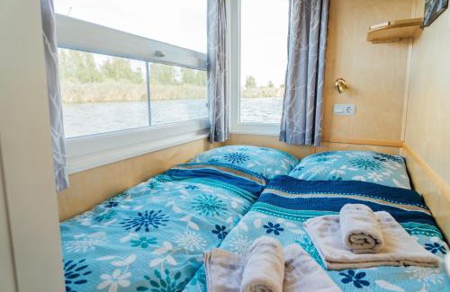 Anklam Boat Rental | Abenteuer Flusslandschaft - Hausboot fest vertäut in Mecklenburg-Vorpommern