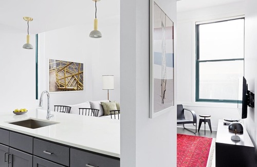 Downtown Pittsburgh Apartment | Abode | The Pennsylvanian | 1-Bedroom Suite