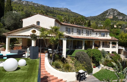 Vence Villa | Absolute quiet luxury villa, 15m swimming pool, open view to the sea, spas