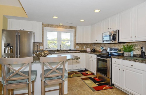South Bethany House | Activities included up to $300 FREE PER WEEK! FREE DAILY ACTIVITIES & GREAT OCEAN VIEWS! You will enjoy the ocean views and breezes from the double decks of this lovely 6 bedroom home consisting of six bedrooms , 4 full bathrooms, open concept sty