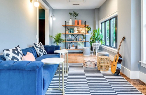 West End House | Adina Red, White & Black Suite with Capitol Views & Walkable Downtown Location