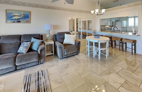 South Island Condo | Admirals Bay 255 | Balcony, Picnic Area + Community Pool