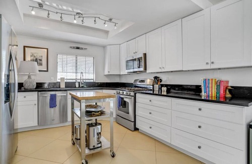 Palm Springs Apartment | Adobe Villa: HUGE backyard w/Heated Pool & Spa