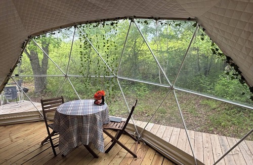 Siren Cottage | Adorable, private GeoDesic Dome in Siren