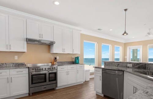 Gulf Shores House | Agua Azul | Top Floor | Beach Front Home with Pool, Elevator, & Boardwalk