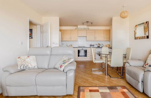 Hamworthy Apartment | Ahoy - Balcony with Beautiful Harbour Views