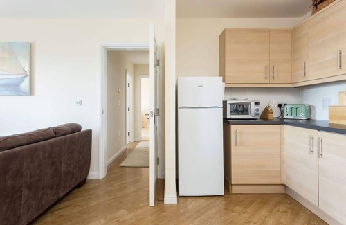 Hamworthy Apartment | Ahoy - Balcony with Beautiful Harbour Views