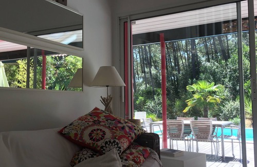 Lacanau-Ocean Villa | air-conditioned villa with private heated pool.