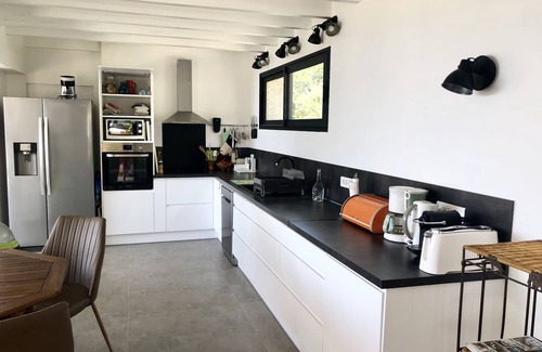 Porto Pollo House | Airconditioned villa for 10 people in maquis with 180° sea view Sea access 600M