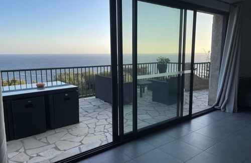 Porto Pollo House | Airconditioned villa for 10 people in maquis with 180° sea view Sea access 600M
