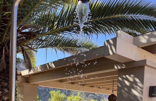 Turre Villa | Al Qasr is a very private villa with an Infinity Pool New Outdoor Kitchen Wifi: