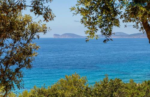 Alghero Villa | Alghero Villa Barranch with sea view swimming pool for 6 people