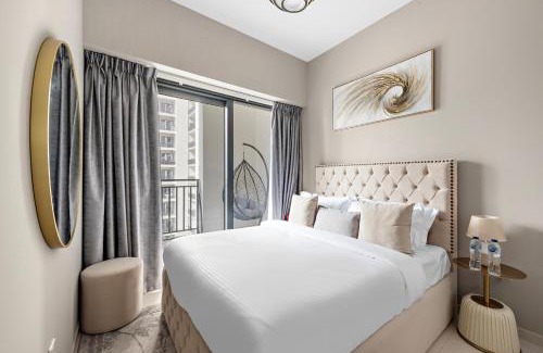 Downtown Dubai Apartment | Aliving Stylish 1BR Zada Tower Business bay-1617