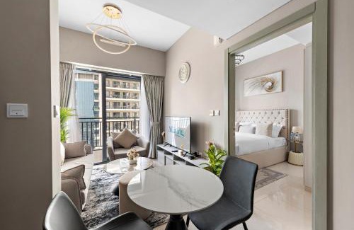 Downtown Dubai Apartment | Aliving Stylish 1BR Zada Tower Business bay-1617