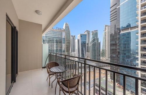 Downtown Dubai Apartment | Aliving Stylish 1BR Zada Tower Business bay-1617