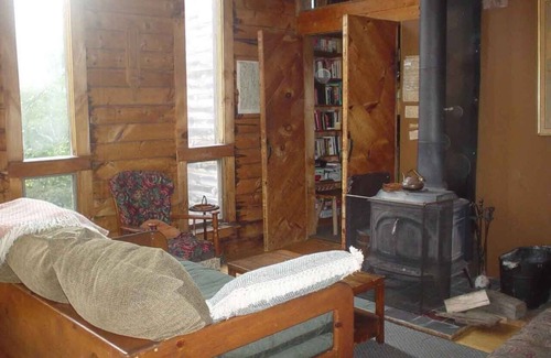 Mount Holly Cabin | All Season Three Level Log Vacation Home On 21 Acres Between Okemo & Killington!