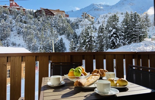 Arc-1950 Apartment | ALPES (ARC 1950) Les Arcs :Skis, boot dryer, swimming pool, sauna,