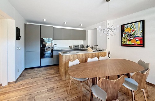 Montgenevre Apartment | Alpina Vista, duplex 6p design facing slopes, terrace, solarium, garages