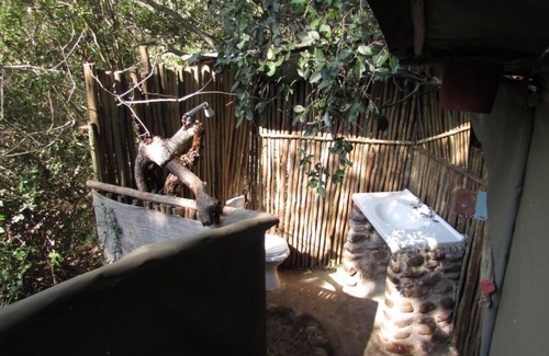 Thorny Bush Game Reserve RV Rental | Amanzimlotzi Riverside Bush Tent for 3 Adults in Limpopo, Kruger Park