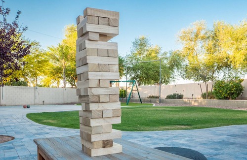 Gilbert House | AMAZING "FUN PARK" in BACKYARD Comfortably Sleeps 10