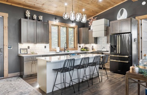 Blue Ridge Cabin | Amazing Game Room! Close to town on 3 tranquil acres with a babbling creek.