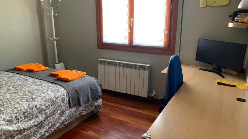 Ametzola House | Amezola 2- Habitación con baño exterior de uso privado en casa compartida