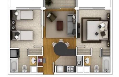 Hualpen Apartment | Amoblado 2D, 1502 frente Mall Trébol, Concepción