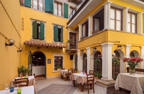 Caprino Veronese Hotel | an old Locanda That is an Italian Landmark . About 200 Years old "double 1"