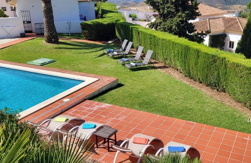 Mijas Villa | Andalusian Villa with sea-mountain views & private pool in Mijas for 8 people