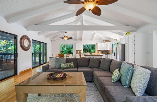 Kalihiwai House | Anini Mauka - A/C, close to the beach TVNC #4328