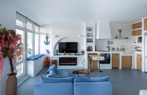 Arcadia Apartment | Anna Maria Santorini - Greek Suite & Large sea terrace Arcadia