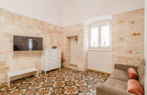 Turi Apartment | Antiche Mura Apartments"Bianco di Puglia" cucina 1 camera da letto più divano letto