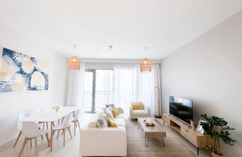 Ras Al Khor Industrial Area Apartment | ANW Vacation Homes -Harbour Views Tower 2 in Creek Harbour - 2 Bedroom apartment
