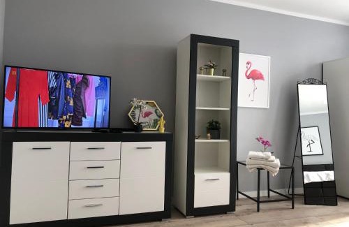 Opole Apartment | Apartament FLAMING DeLuxe z balkonem w centrum naprzeciwko PKP PKS - self check in - darmowy parking - późne wymeldowanie do 12 - wystawiamy FV
