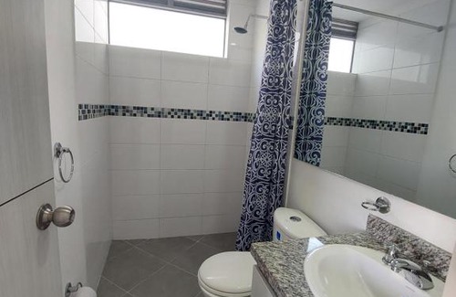 Girardot Apartment | Apartamento Aqualina Orange Primer Piso Vista al BBQ