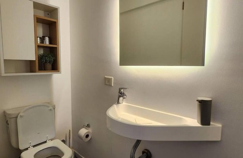 Nunez Apartment | Apartamento Blanco con balcón