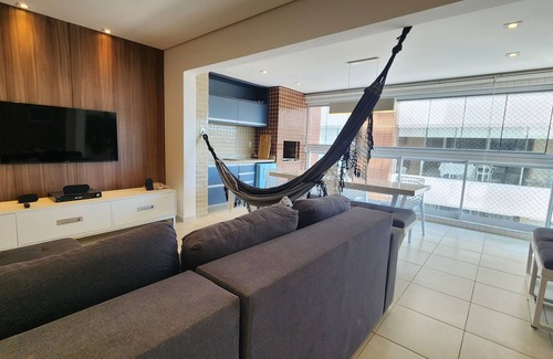 Bertioga Apartment | Apartment with Gourmet Balcony in Costa Azure Building - Itaguaré and Riviera Beaches