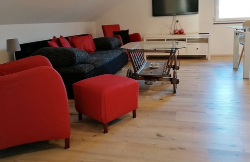 Leiselheim Apartment | Apartment Kirsche, 68qm, 2 Schlafzimmer, Max. 4 Personen