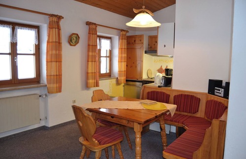 Bischofswiesen Apartment | Apartment 1 - Watzmannblick, for 1-4 persons, approx. 55 sqm, 1 bedroom, living room/bedroom, kitchenette, shower/WC, balcony