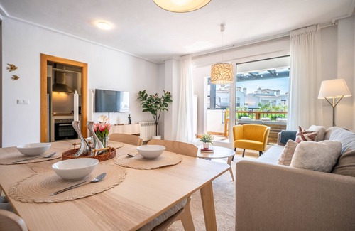 Roldan Apartment | Apartment 'Casa Albatros - Poolside Retreat' with Shared Pool, Private Terrace and Shared Garden