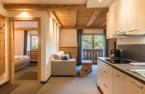 Ortisei Apartment | Apartment 'Cesa Sassela' with Mountain View, Sauna, Pool, Garden, Balcony & Wi-Fi