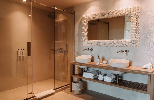 Agios Stefanos House | Apartment 'Deluxe Room Sea View' with Sea View, Wi-Fi and Air Conditioning