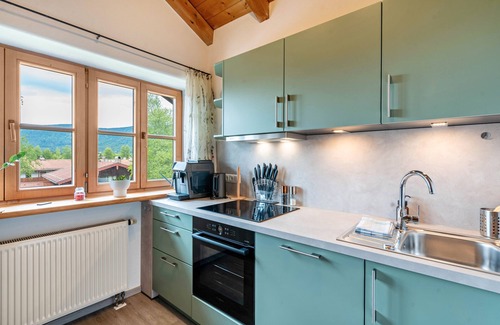 Inzell Apartment | Apartment 'Falkenstein' with Mountain View, Balcony and Wi-Fi