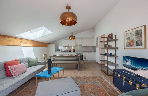 Chatel Apartment | Apartment for 4 pp - top floor, modern, close to center and ski lifts